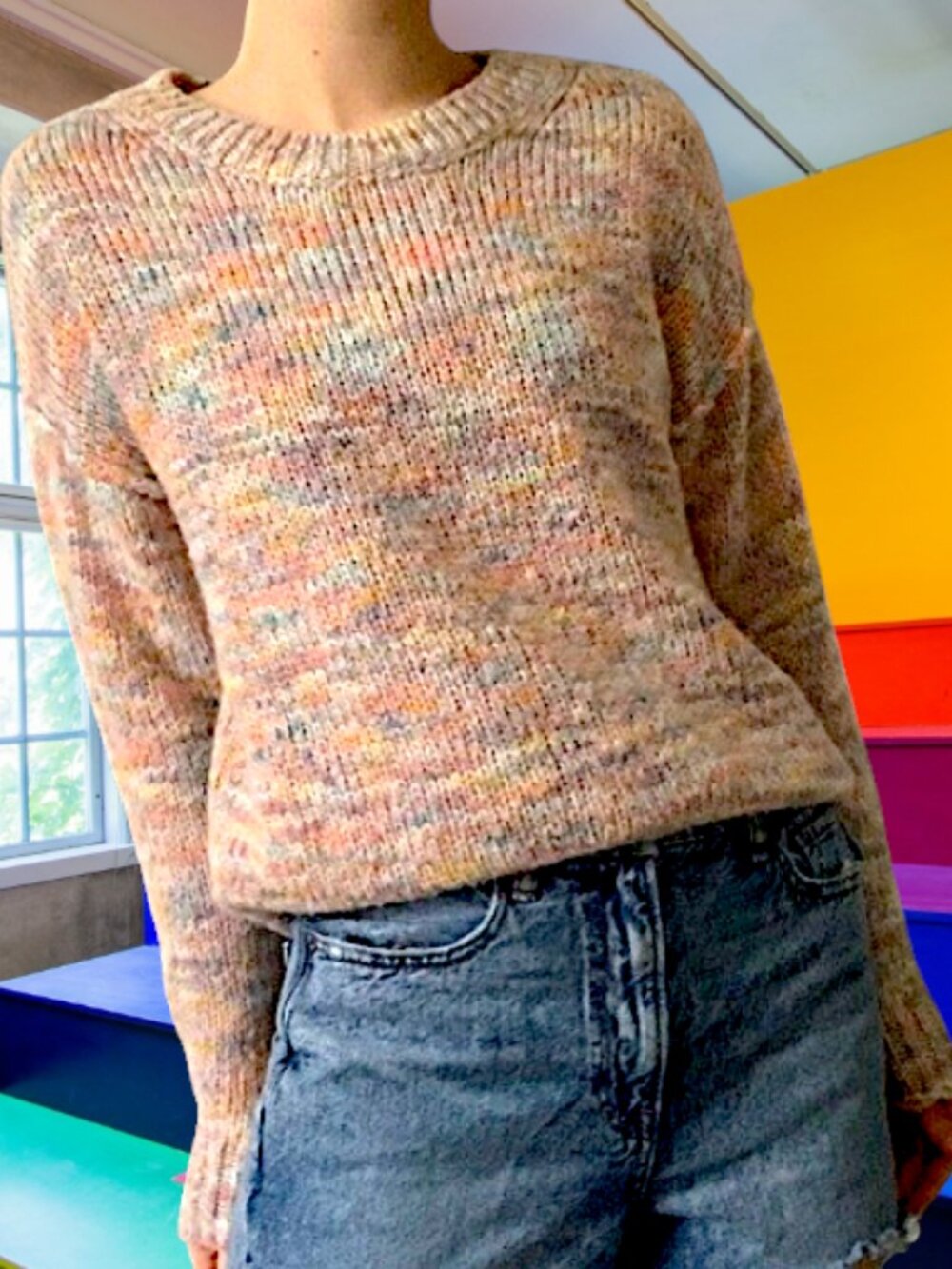 GAP Pastel Marled Sweater